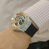 Elegant Lab grown diamond studded with premium watch