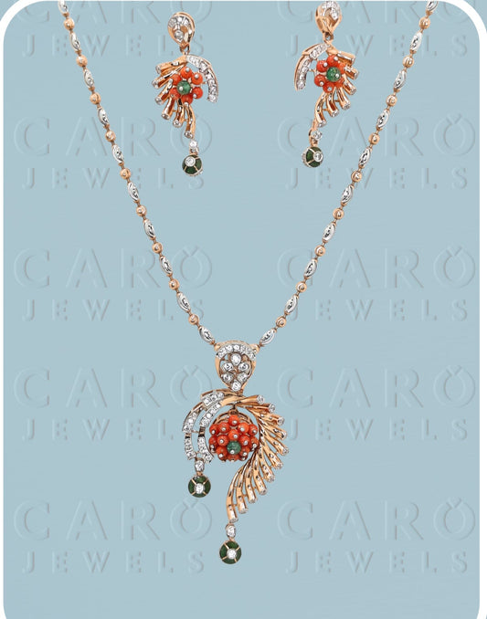 Pendant with earring